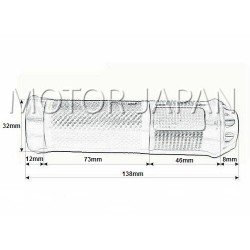 TUNING MANETKI MOTOCYKLOWE GUMY KIEROWNICY 22MM