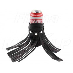 SKÓRZANY UCHWYT NA NAPÓJ KUBEK NA GMOLE CHOPPER HARLEY DRAG CRUISER KLASYK