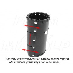 SKÓRZANY UCHWYT NA NAPÓJ KUBEK NA GMOLE CHOPPER HARLEY DRAG CRUISER KLASYK
