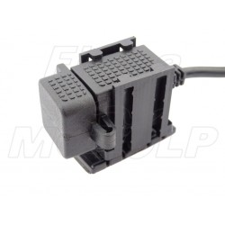MOTOCYKLOWE GNIAZDO 2X USB NA PŁASKĄ POWIERZCHNIĘ