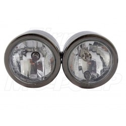 REFLEKTOR LIGHTBAR LAMPA PODWÓJNA CZARNY CHROM HOMOLOGACJA E11
