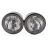 REFLEKTOR LIGHTBAR LAMPA PODWÓJNA CZARNY CHROM HOMOLOGACJA E11