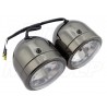 REFLEKTOR LIGHTBAR LAMPA PODWÓJNA CZARNY CHROM HOMOLOGACJA E11