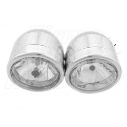 REFLEKTOR LIGHTBAR LAMPA PRZÓD CHROM HOMOLOGACJA HOMOLOGACJA E9 / E11