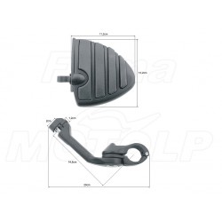 PODNÓŻKI SPACERÓWKI NA GMOLE 32MM HONDA F6C GL 1500 GOLDWING  VTX 1300 1800