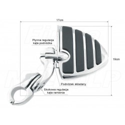 PODNÓŻKI SPACERÓWKI NA GMOLE 32MM HONDA F6C GL 1500 GOLDWING  VTX 1300 1800
