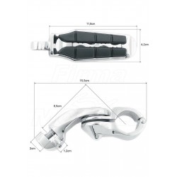 PODNÓŻKI SPACERÓWKI NA GMOLE 32MM HONDA VT 500 600 750 1000 1100 C C2 C4 C5 SHADOW