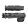 MANETKI METALOWE CALOWE 25,4MM Z TEMPOMATEM HARLEY CHOPPER DRAG KLASYK