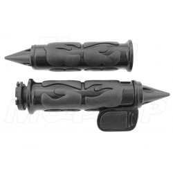 MANETKI METALOWE CALOWE 25,4MM Z TEMPOMATEM HARLEY CHOPPER DRAG KLASYK