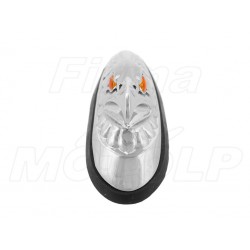 CHROMOWANY ŚWIECĄCY ORZEŁ ORNAMENT NA BŁOTNIK DO CHOPPERA