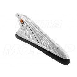 CHROMOWANY ŚWIECĄCY ORZEŁ ORNAMENT NA BŁOTNIK DO CHOPPERA