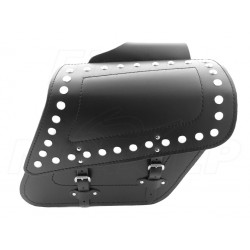 SAKWY SKÓRZANE CZARNE BOCZNE SUZUKI GZ 125 MARAUDER VL 125 INTRUDER