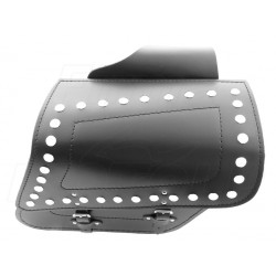SAKWY SKÓRZANE CZARNE BOCZNE SUZUKI GZ 125 MARAUDER VL 125 INTRUDER
