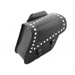 SAKWY SKÓRZANE CZARNE BOCZNE SUZUKI GZ 125 MARAUDER VL 125 INTRUDER