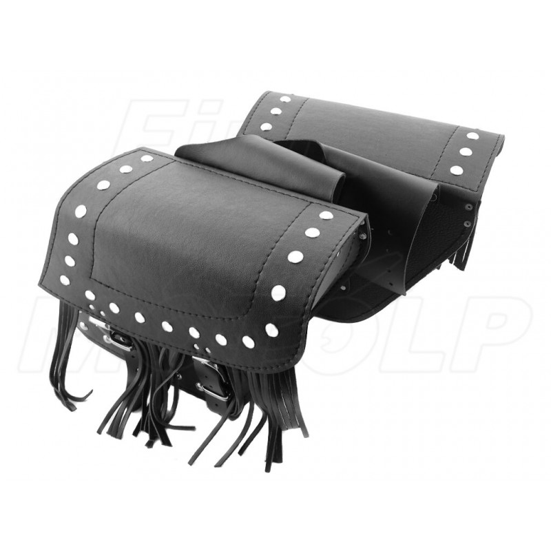 SAKWY CZARNE BOCZNE 11L KAWASAKI EL BN 125 250 ELIMINATOR