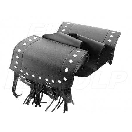 SAKWY CZARNE BOCZNE 11L KAWASAKI EL BN 125 250 ELIMINATOR
