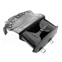 SAKWY CZARNE BOCZNE 11L YAMAHA XV 125 VIRAGO XVS 125 DRAG STAR