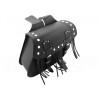 SAKWY CZARNE BOCZNE 9 LITRÓW CHOPPER DRAG CRUISER KLASYK