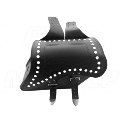 SAKWY SKÓRZANE CZARNE BOCZNE 18L HONDA CMX VT SHADOW VTX