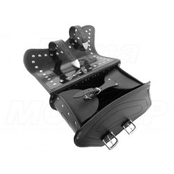 SAKWY SKÓRZANE CZARNE BOCZNE 18L HONDA CMX VT SHADOW VTX
