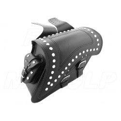 SAKWY SKÓRZANE CZARNE BOCZNE 18L KAWASAKI EL BN EN VN VULCAN NOMAD