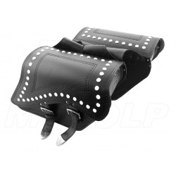 SAKWY SKÓRZANE CZARNE BOCZNE 18L KAWASAKI EL BN EN VN VULCAN NOMAD