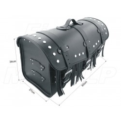 KUFER SKÓRZANY TYLNY 48L 60CM YAMAHA XV VIRAGO XVS DRAG STAR XVZ V-STAR