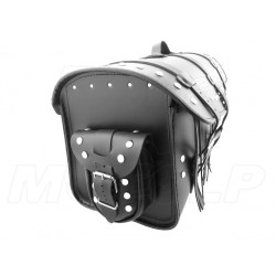 KUFER SKÓRZANY TYLNY 48L 60CM YAMAHA XV VIRAGO XVS DRAG STAR XVZ V-STAR