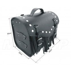 KUFER SKÓRZANY TYLNY TYŁ 22L YAMAHA XV 125 VIRAGO XVS 125 DRAG STAR