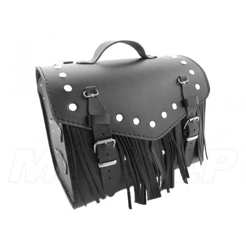 KUFER SKÓRZANY TYLNY TYŁ 22L YAMAHA XV 125 VIRAGO XVS 125 DRAG STAR