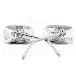 LUSTRA LUSTERKA CHROM METAL HYOSUNG GV 125 250 GV125 GV250