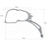 LUSTERKA CHROM METAL HONDA CMX 125 REBEL VT 125 SHADOW