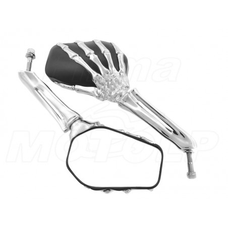 LUSTERKA REKA SZKIELETU LUSTERKA RĘKA SZKIELETU HARLEY DAVIDSON HD 8MM HOMOLOGACJA E9