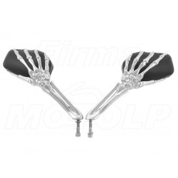 LUSTERKA REKA SZKIELETU LUSTERKA RĘKA SZKIELETU HARLEY DAVIDSON HD 8MM HOMOLOGACJA E9