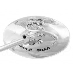 LUSTERKA CHROM METAL KAWASAKI EL BN 125 250 ELIMINATOR