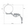 LUSTRA LUSTERKA CHROM METAL YAMAHA XV 125 250 535 VIRAGO