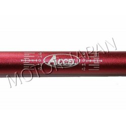 KIEROWNICA ACCEL STREET FIGHTER NAKED ENDURO 22MM - SH-43 CZERWONA