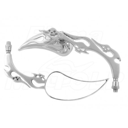 LUSTRA LUSTERKA CHROM METAL YAMAHA XVS 950 1300 MIDNIGHT STAR