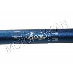 KIEROWNICA ACCEL STREET FIGHTER NAKED ENDURO 22MM - SH-44 NIEBIESKA