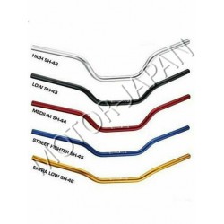 KIEROWNICA ACCEL STREET FIGHTER NAKED ENDURO 22MM - SH-44 NIEBIESKA