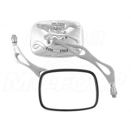 LUSTRA LUSTERKA CHROM METAL HONDA CMX 125 REBEL VT 125 SHADOW