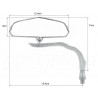 LUSTRA LUSTERKA CHROM METAL SUZUKI M1500 M90 800 1500 1600 INTRUDER