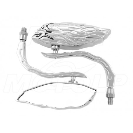 LUSTRA LUSTERKA CHROM METAL YAMAHA XVS 1600 1700 WARRIOR SILVERADO