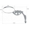 LUSTRA LUSTERKA CHROM METAL HONDA VT 600 750 1100 SHADOW C2 C3 C4 C5