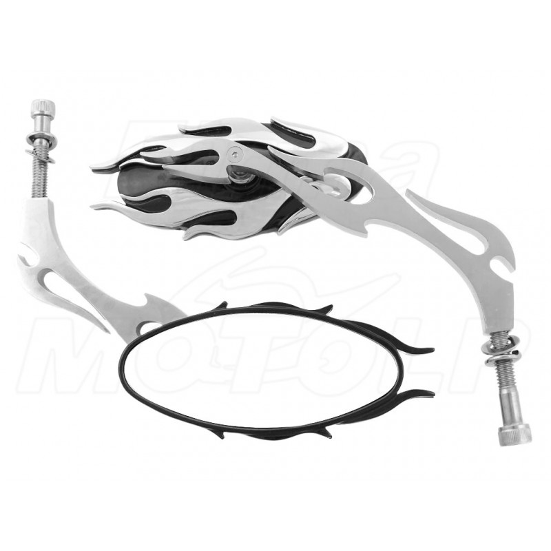 LUSTRA LUSTERKA OWAL METAL HARLEY DAVIDSON HD CHROM 8MM