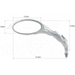 LUSTRA LUSTERKA CHROM METAL YAMAHA XVS 650 1100 DRAG STAR