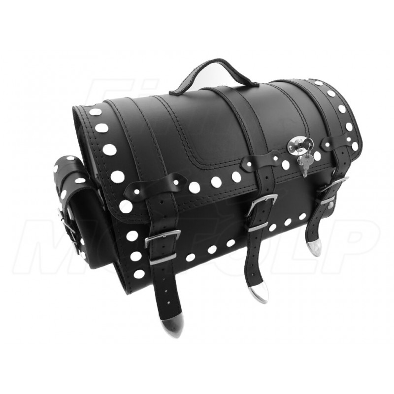 KUFER SKÓRZANY TYLNY TYŁ 30L Z KIESZONKAMI YAMAHA XV 125 VIRAGO XVS 125 DRAG STAR