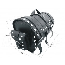 KUFER SKÓRZANY TYLNY TYŁ 30L Z KIESZONKAMI YAMAHA XV 125 VIRAGO XVS 125 DRAG STAR