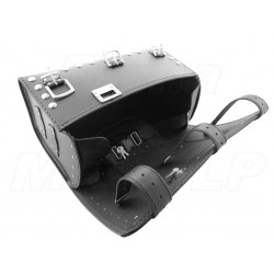 KUFER SKÓRZANY TYLNY TYŁ 30L Z ORZEŁKIEM YAMAHA XV 250 VIRAGO XVS 250 DRAG STAR