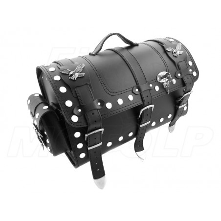 KUFER SKÓRZANY TYLNY TYŁ 30L Z KIESZONKAMI YAMAHA XV 250 VIRAGO XVS 250 DRAG STAR